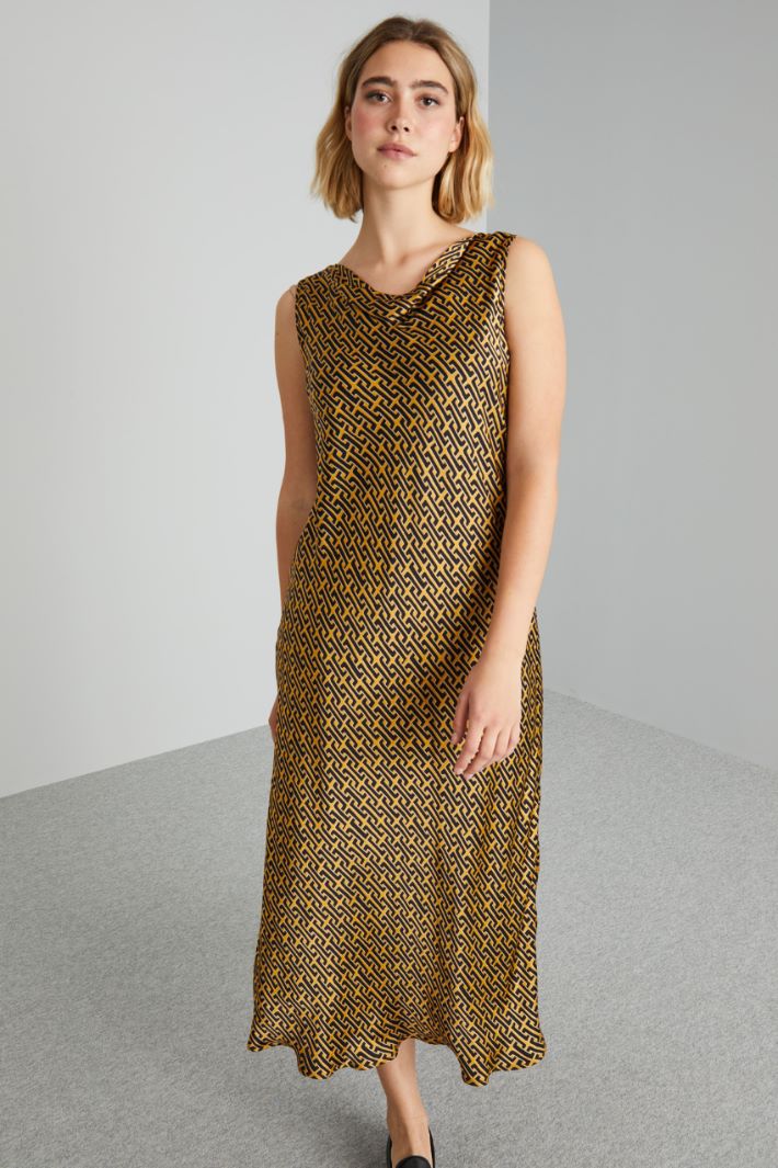 Dress with draped neck Intrend - 3