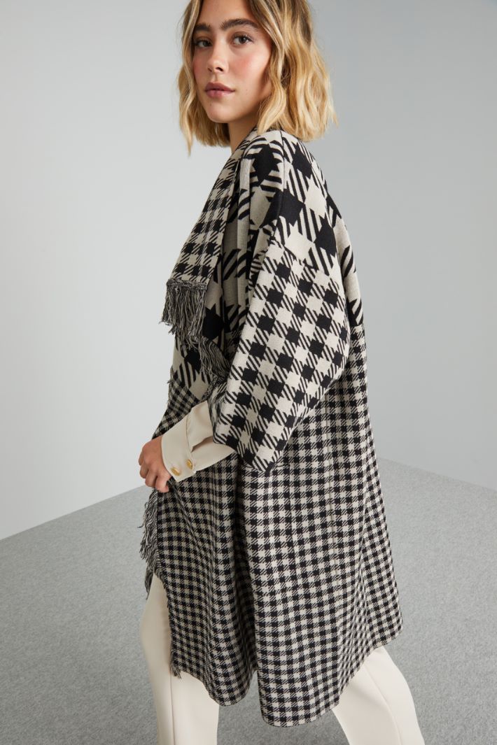 Frilled jersey coat Intrend - 4