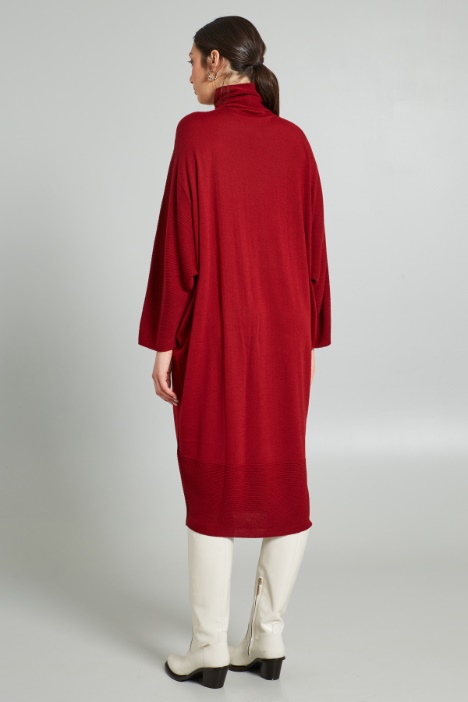Abito longuette in maglia