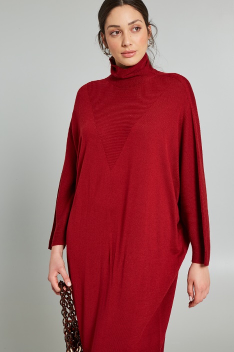 Abito longuette in maglia