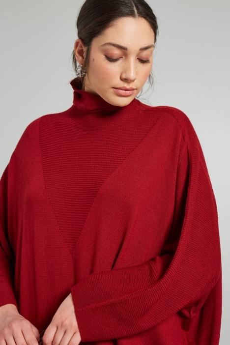 Abito longuette in maglia