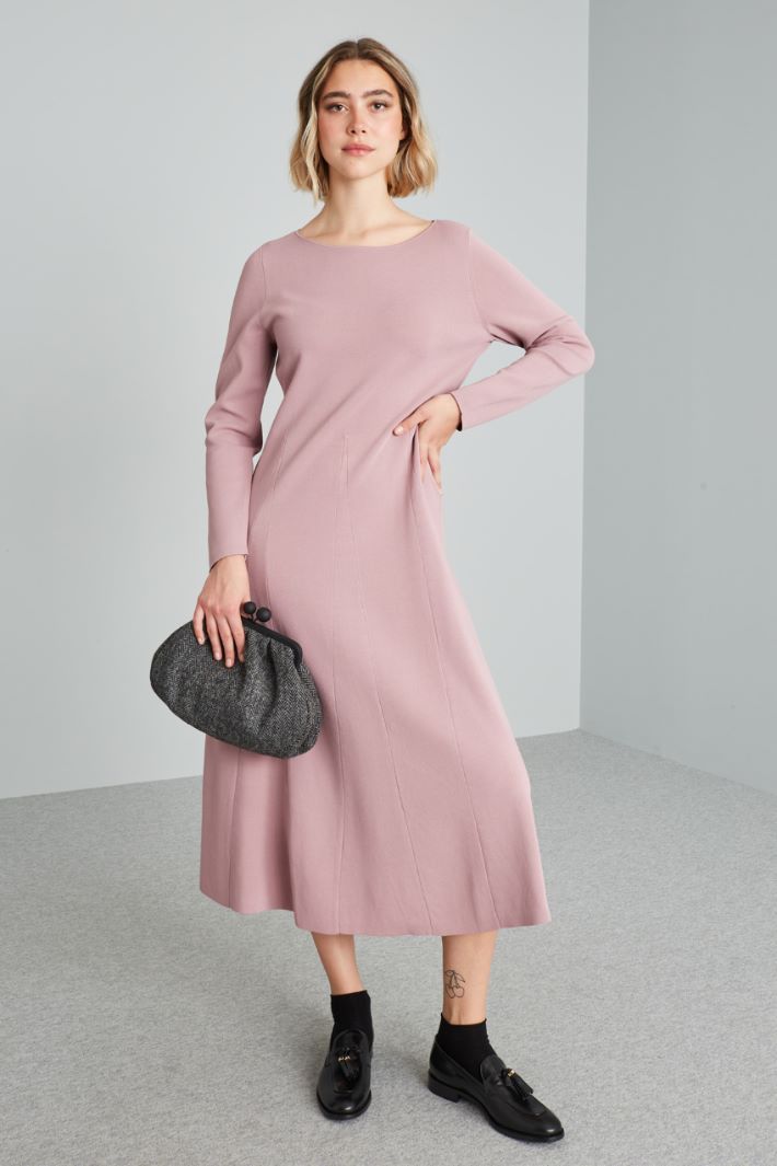 Flared knit dress Intrend