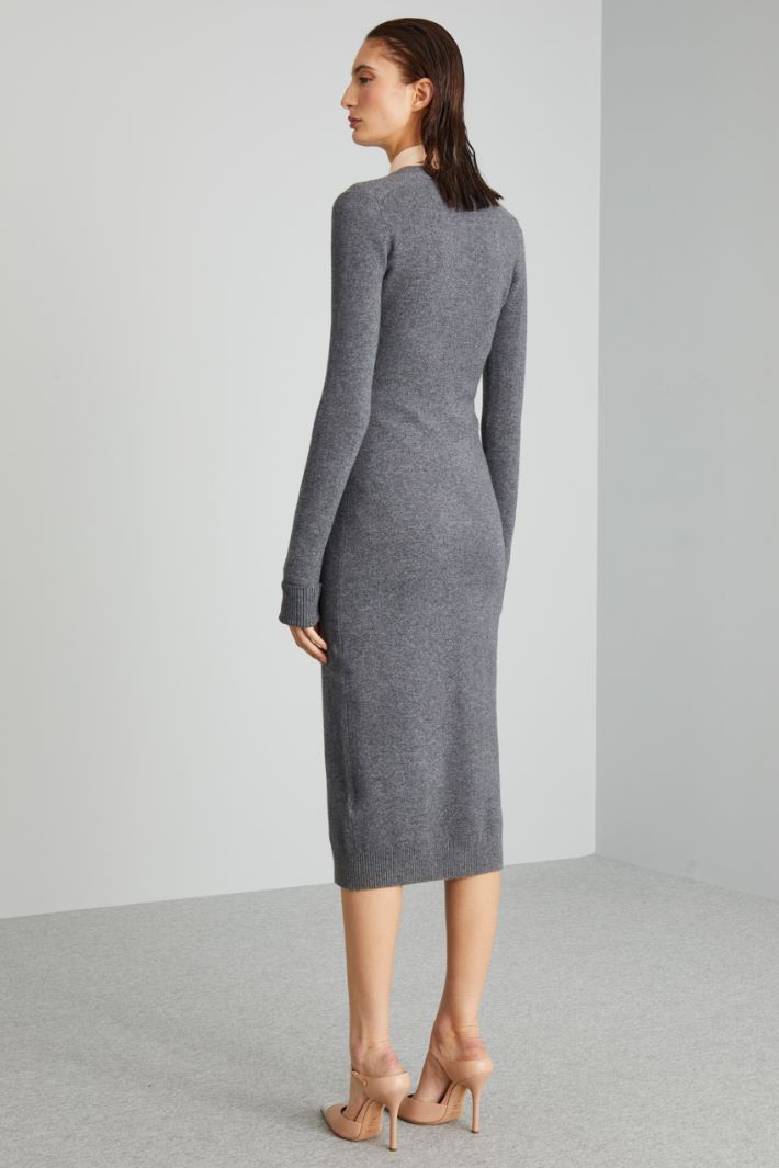 Slim-fit cashmere-blend dress Intrend - 2