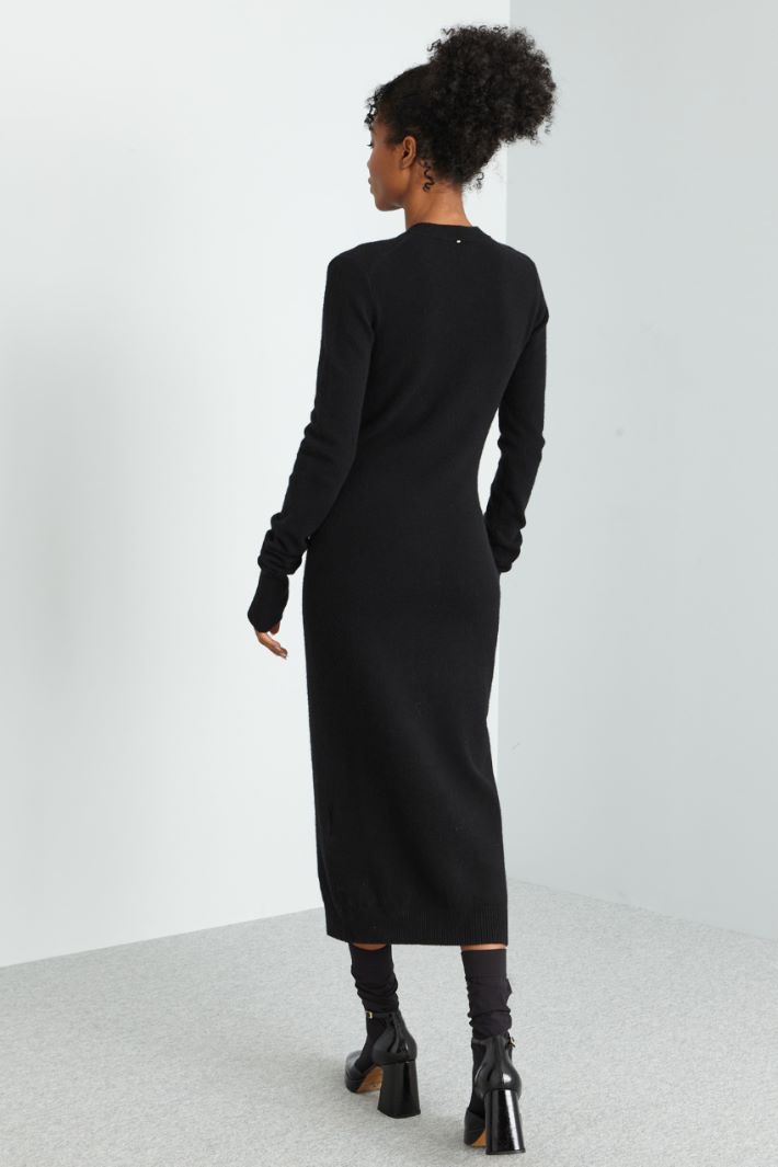 Slim-fit cashmere-blend dress Intrend - 2