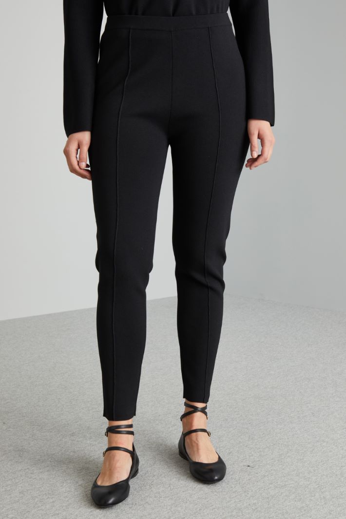 Skinny-knit trousers Intrend - 3