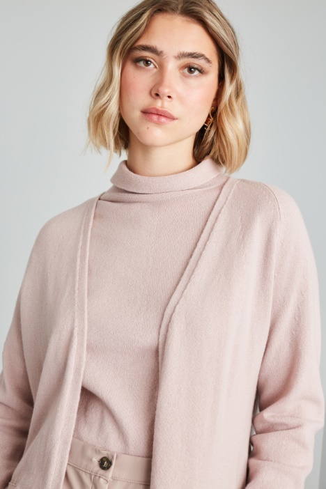 Cardigan in puro cashmere