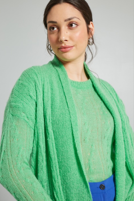 Cárdigan de mezcla de alpaca