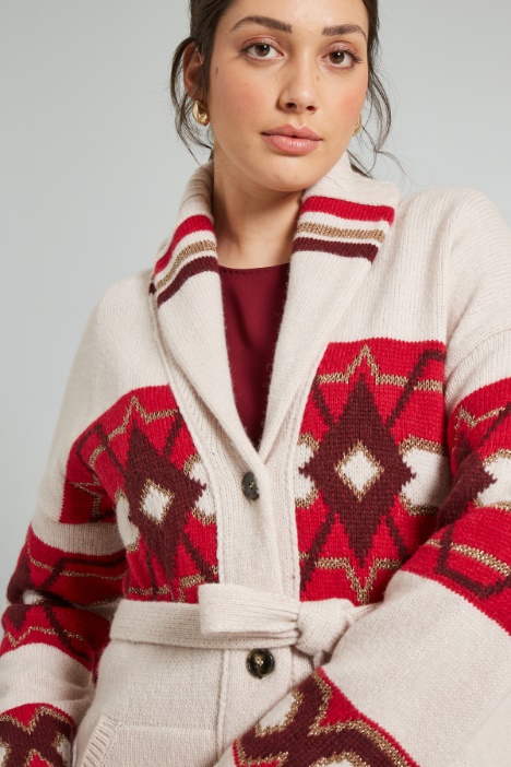 Cardigan in misto lana