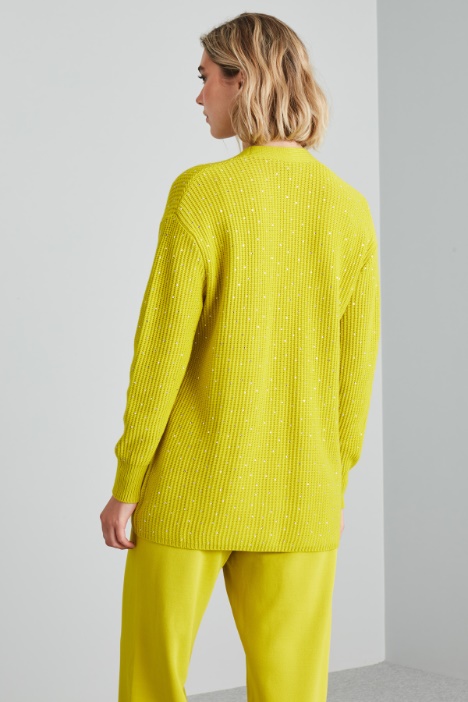 Cardigan in misto lana
