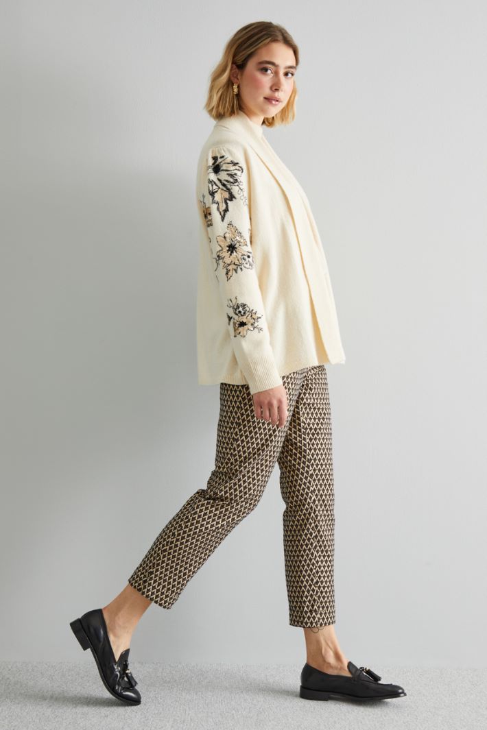 Cardigan with sequin embroidery Intrend