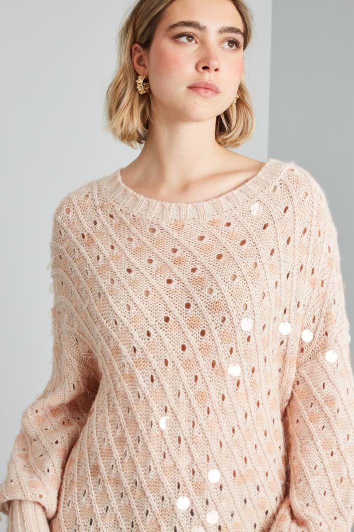 Maxi sequinned sweater Intrend - 4