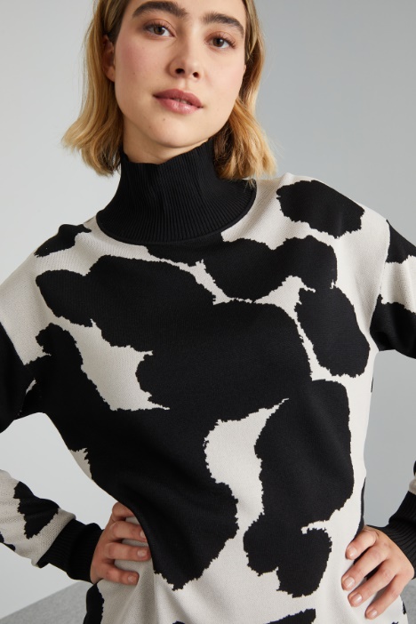 Jersey de viscosa jacquard