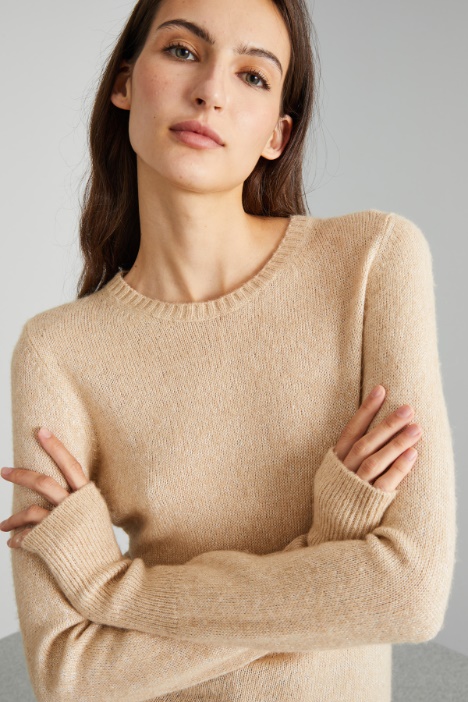 Jersey con cuello a juego