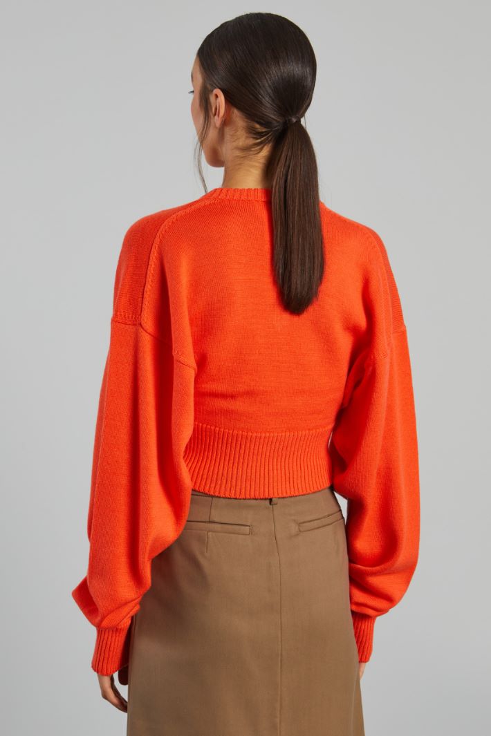 Sweater with wide sleeves Intrend - 2