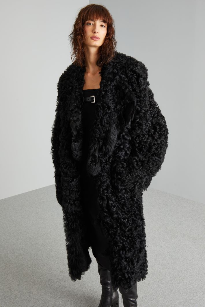 Oversized sheepskin coat Intrend - 3