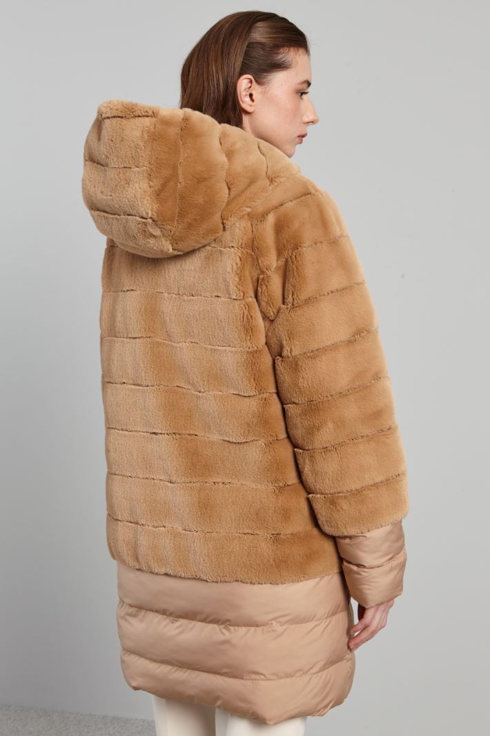 Padded coat with plush insert Intrend - 2