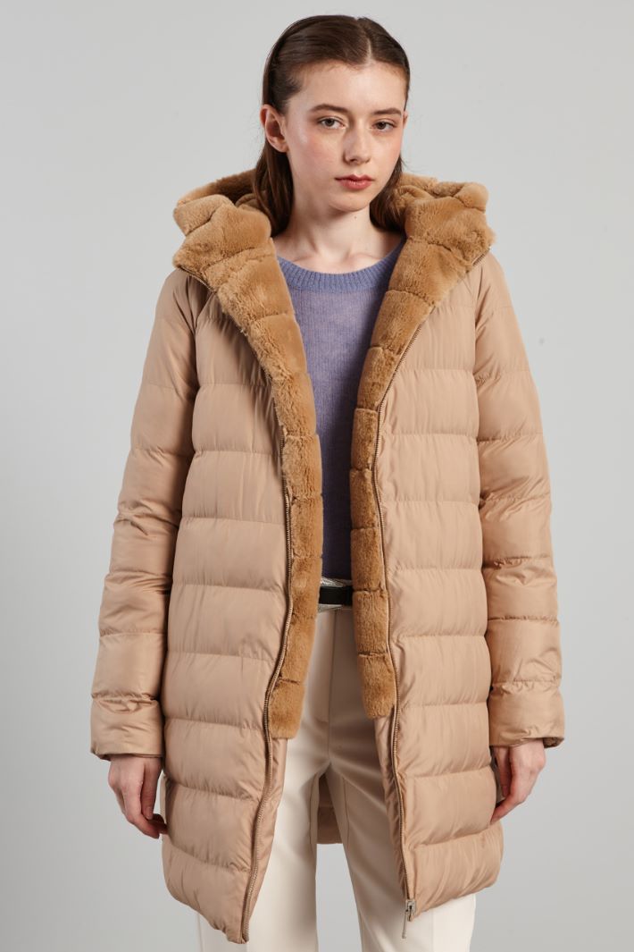 Padded coat with plush insert Intrend - 4