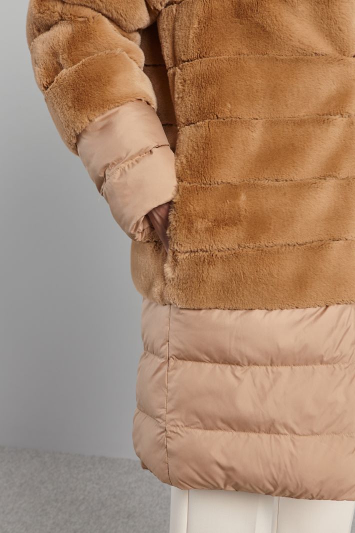 Padded coat with plush insert Intrend - 5