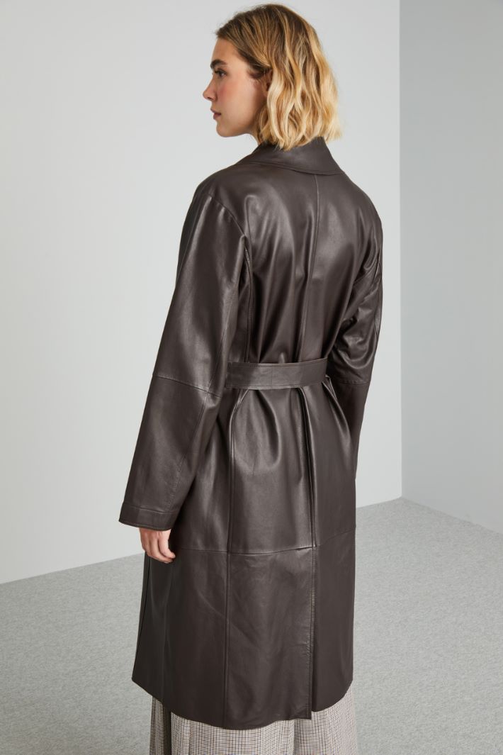 Long nappa duster coat Intrend - 2