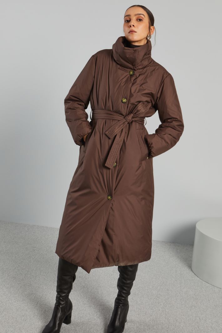 Long washed padded coat Intrend - 3