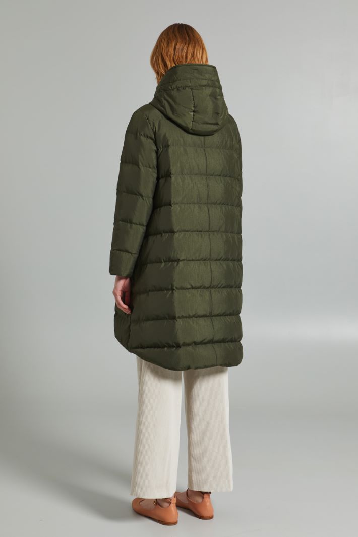 A-line down jacket with hood Intrend - 2