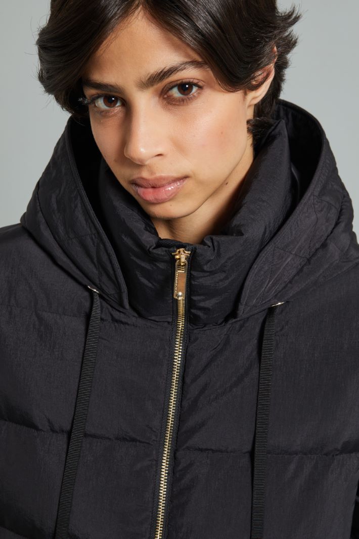 A-line down jacket with hood Intrend - 4