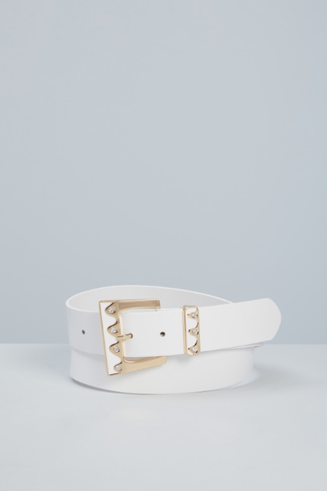 Jewel-decorated belt Intrend