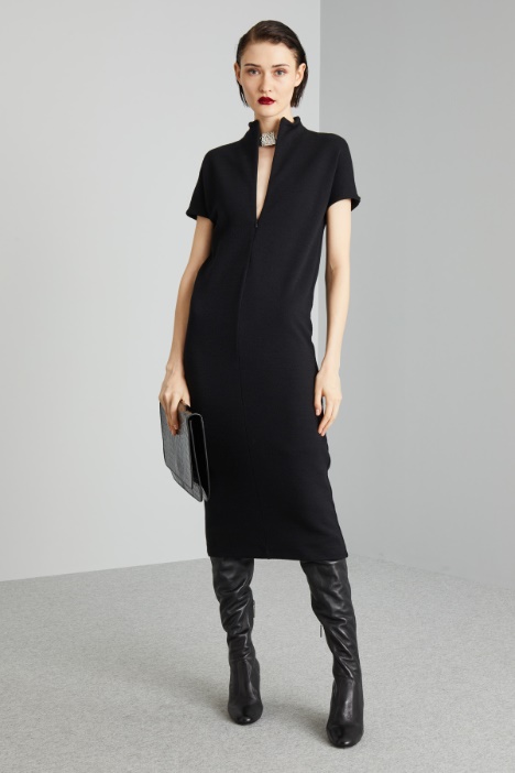 Textured jersey dress Intrend