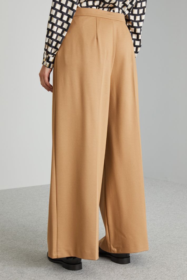 Jersey wide-leg trousers Intrend - 2