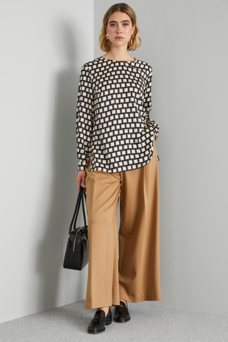 Jersey wide-leg trousers Intrend