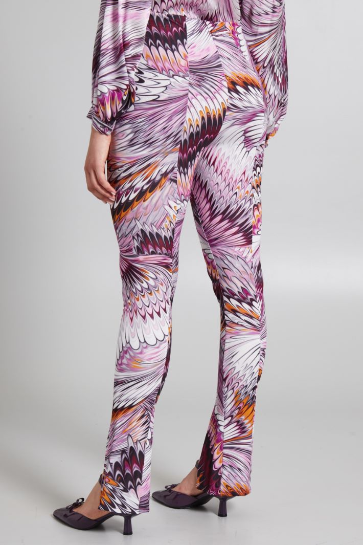 Printed jersey trousers Intrend - 2