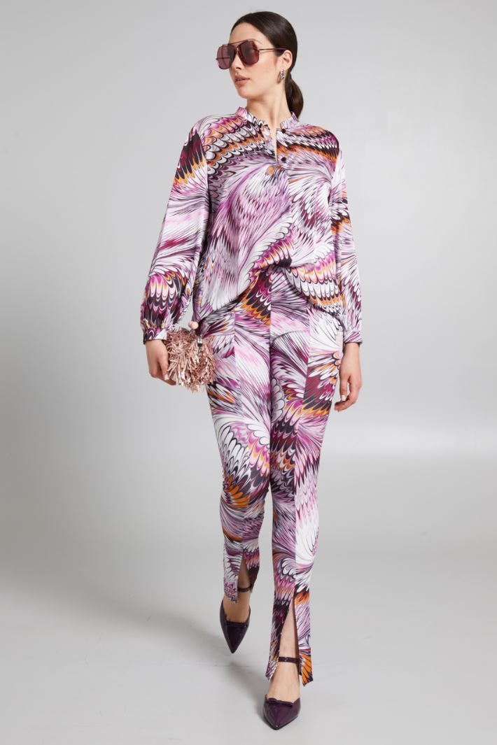 Printed jersey trousers Intrend