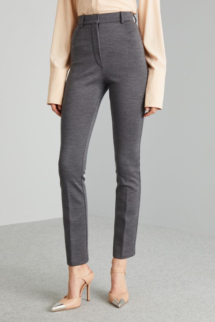 Slim-fit jersey trousers Intrend - 3