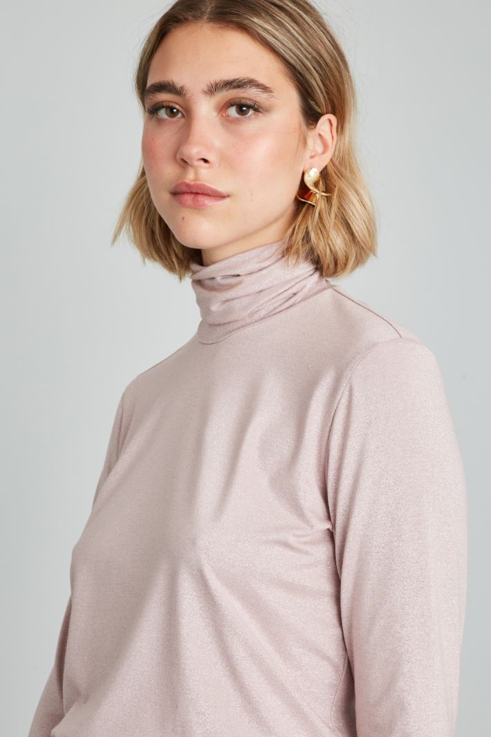 Lurex turtleneck sweater Intrend - 4