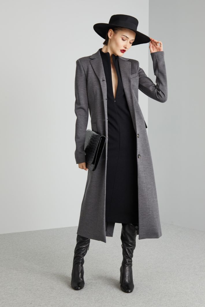 Wool jersey coat Intrend