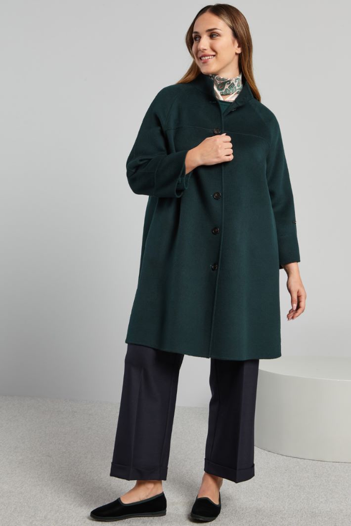 Coat with stand-up collar Intrend