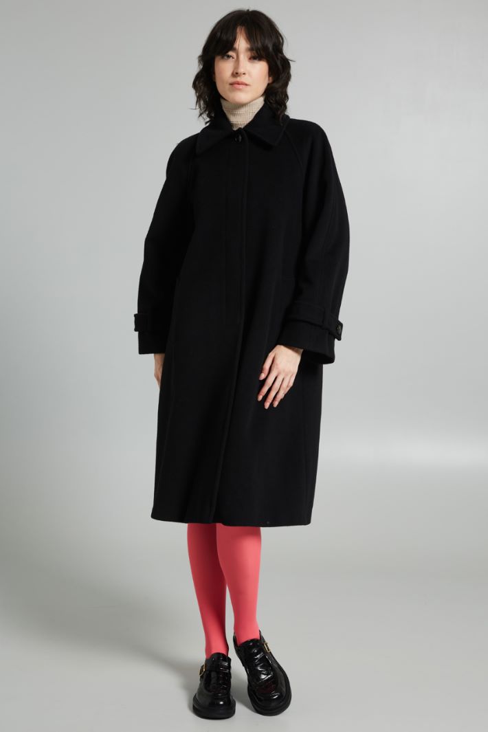 Wool coat with shirt collar Intrend - 3