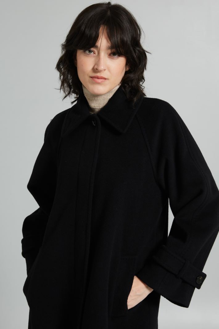 Wool coat with shirt collar Intrend - 4