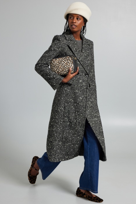 Wool tweed coat Intrend