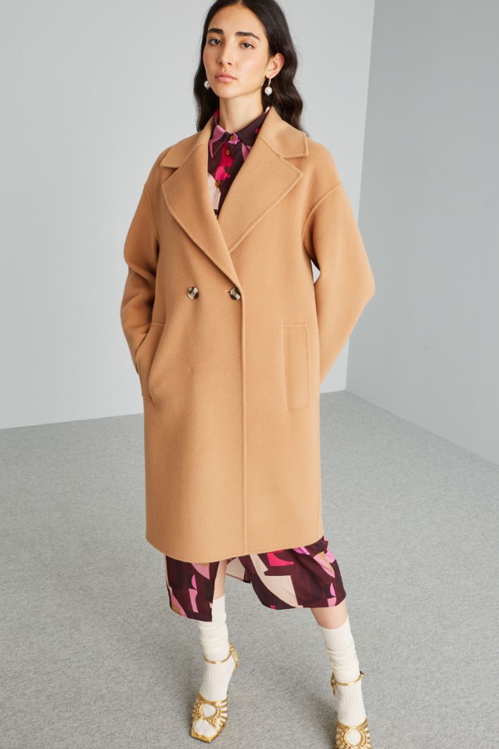 Egg-shaped cloth coat Intrend - 3