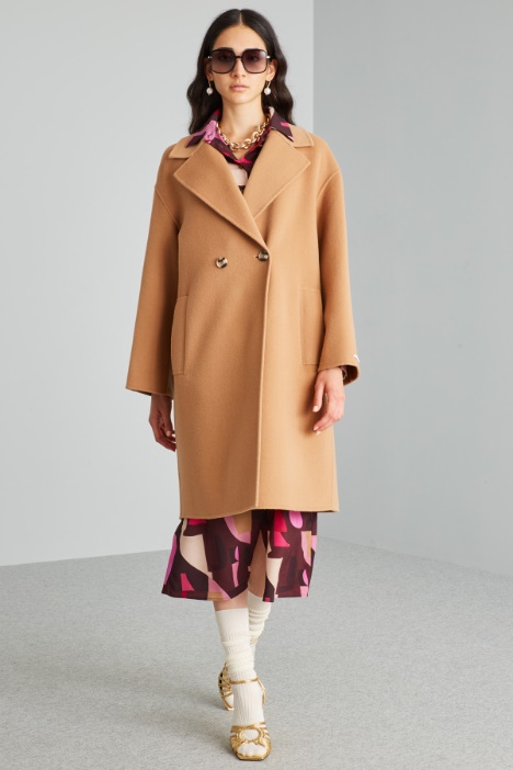 Egg-shaped cloth coat Intrend