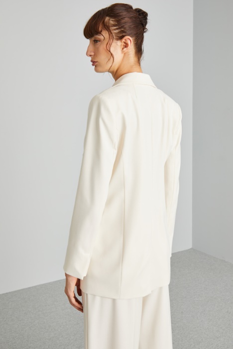 Blazer doppiopetto con spacco