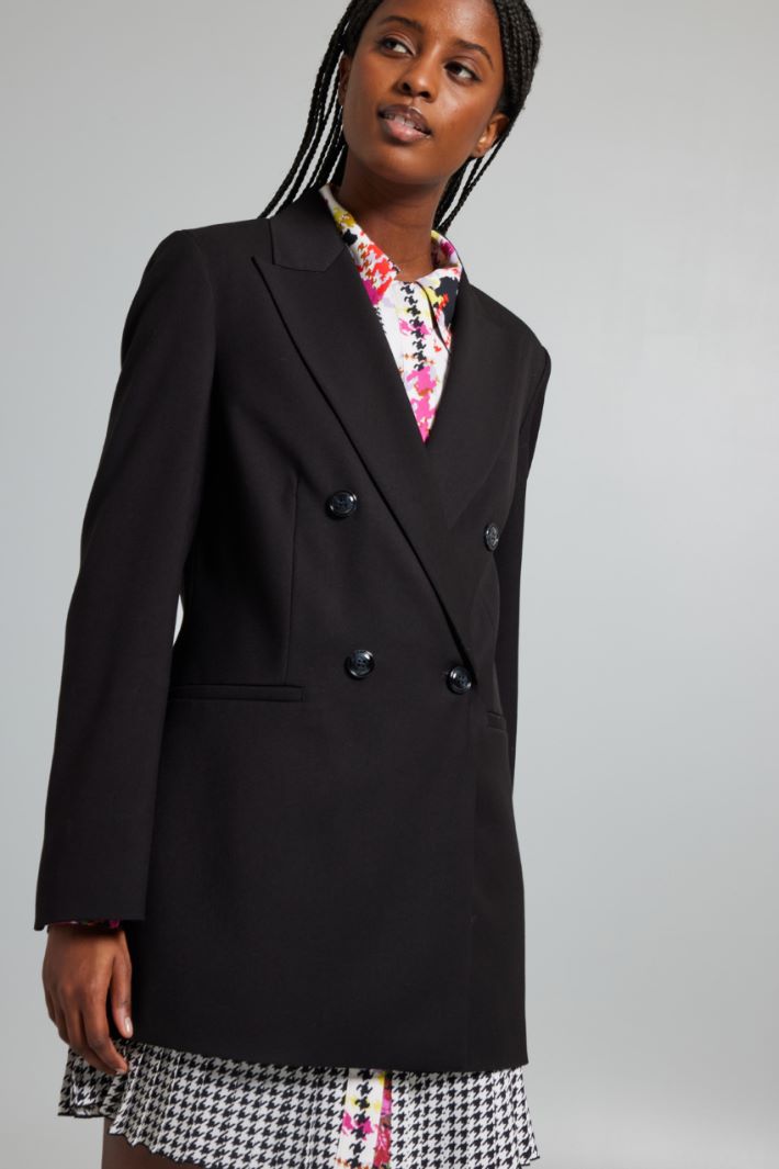 Peaked lapel blazer Intrend - 3