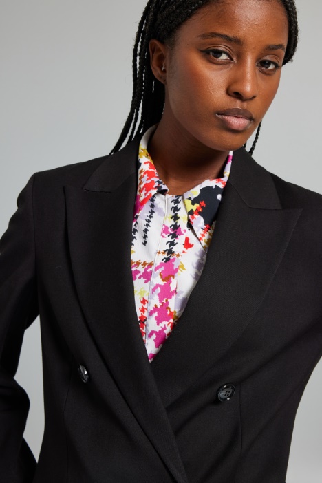 Blazer con rever a lancia