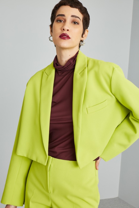 Giacca corta in cady pesante