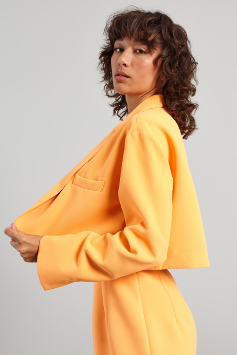 Giacca corta in cady pesante