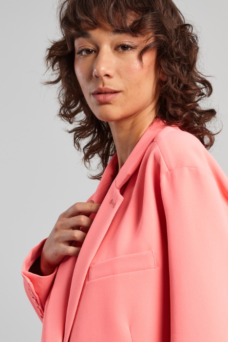 Blazer over in cady pesante