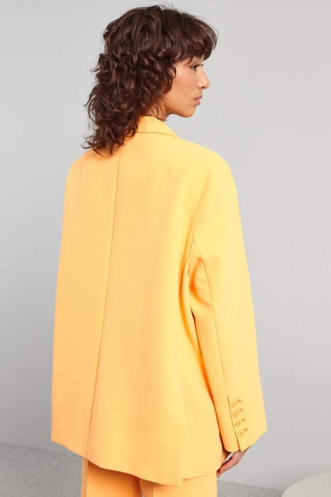 Blazer oversize de cady grueso