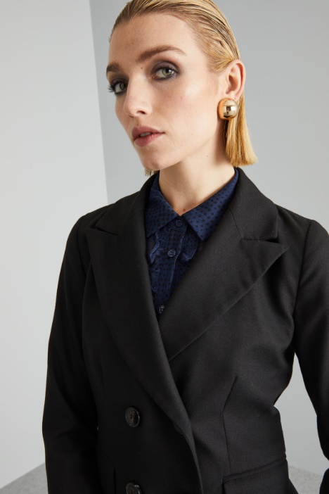 Blazer doppiopetto in flanella