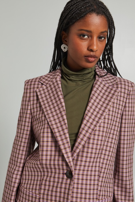 Blazer con bottone singolo